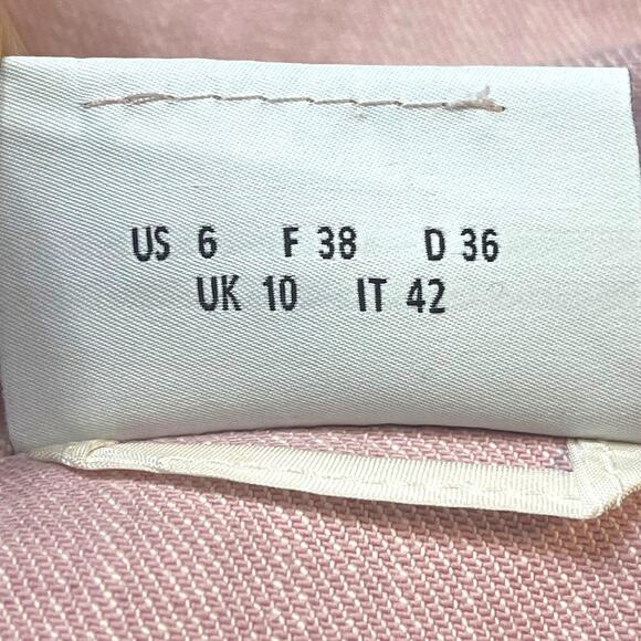 Akris Punto Tailored Pink Collared Vest Minimalist Luxury Casual Size 6 - Picture 8 of 8